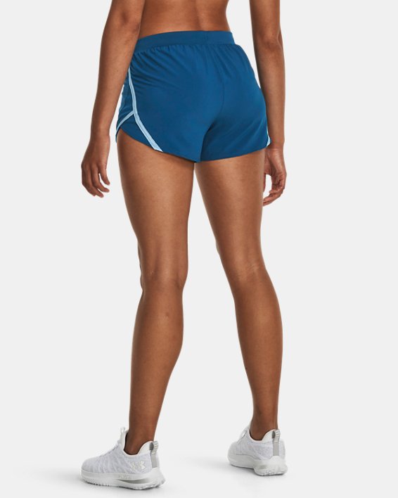 Women's UA Fly-By 2.0 Shorts, Blue, pdpMainDesktop image number 1